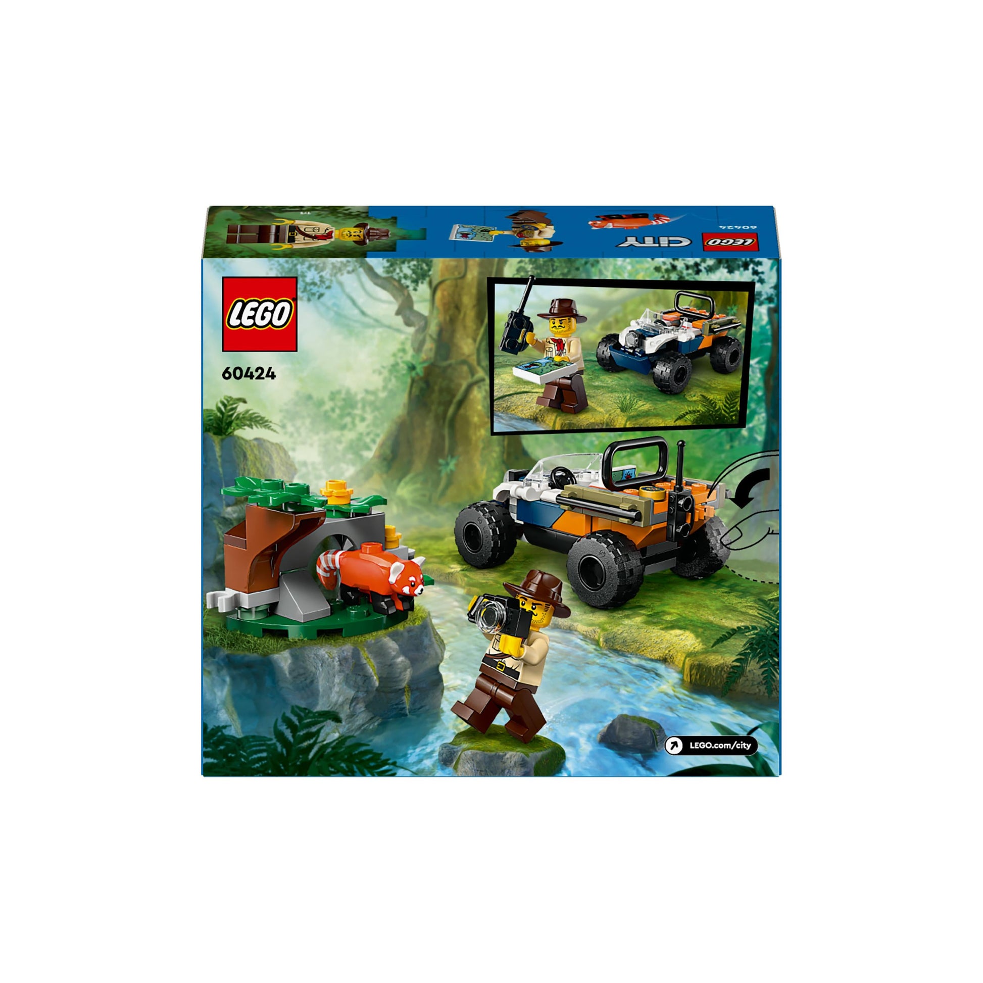 LEGO® City Jungle Explorer ATV Red Panda Mission Set 60424