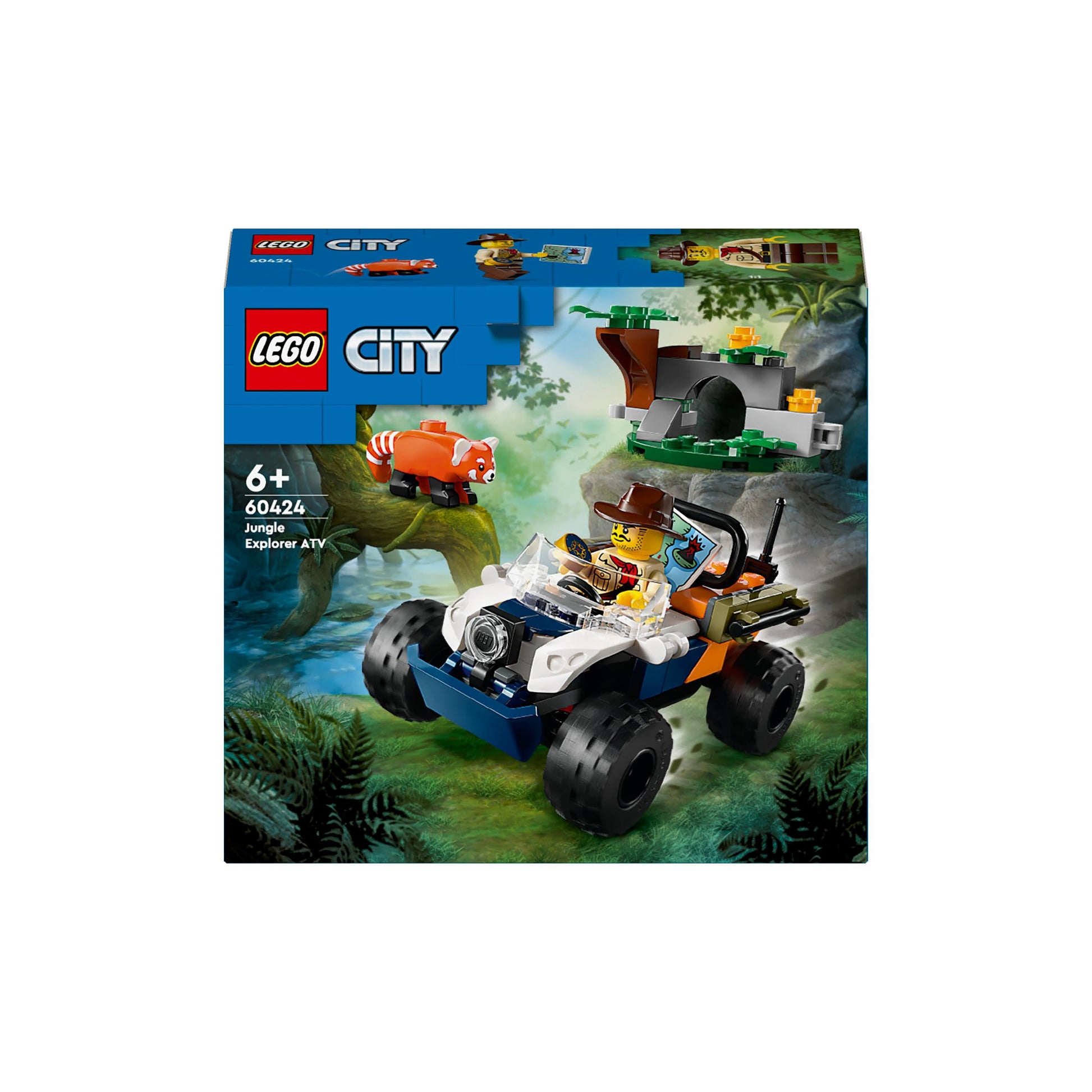 LEGO® City Jungle Explorer ATV Red Panda Mission Set 60424