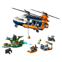 LEGO® City Jungle Explorer Helicopter at Base Camp Set 60437