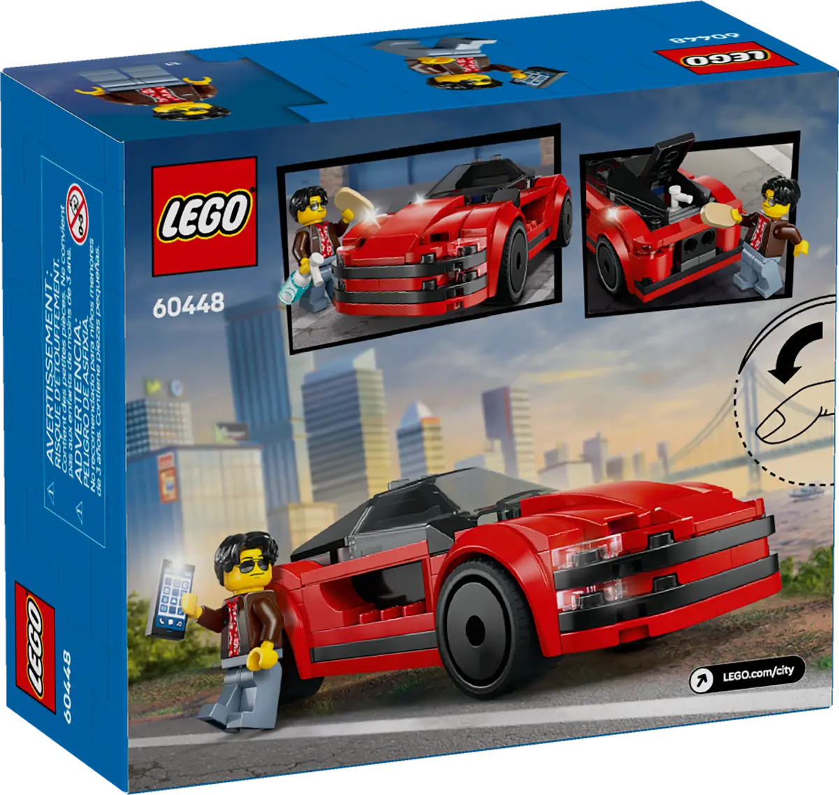 LEGO 60448 Red Sports Car