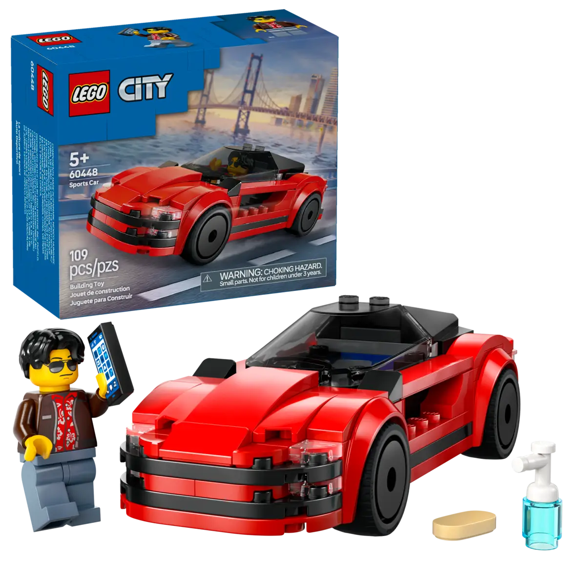 LEGO 60448 Red Sports Car