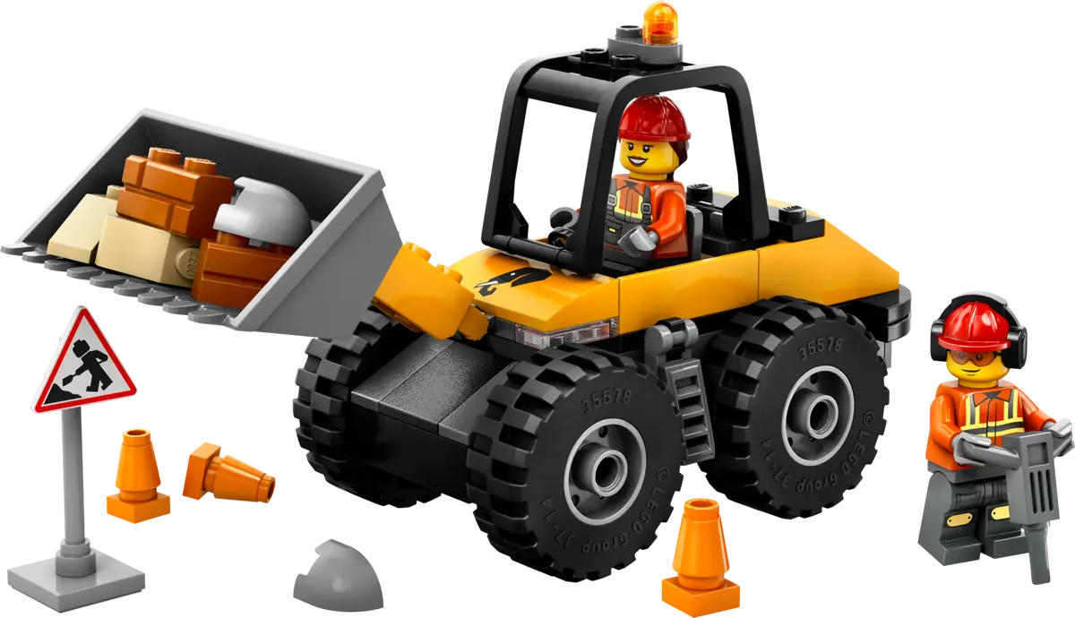 LEGO 60450 Yellow Construction Wheel Loader