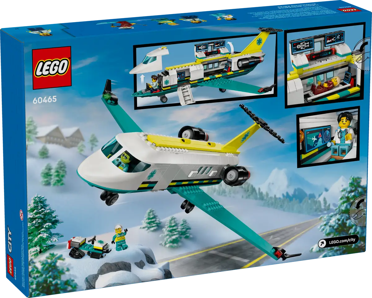 LEGO 60465 Emergency Air Ambulance Airplane