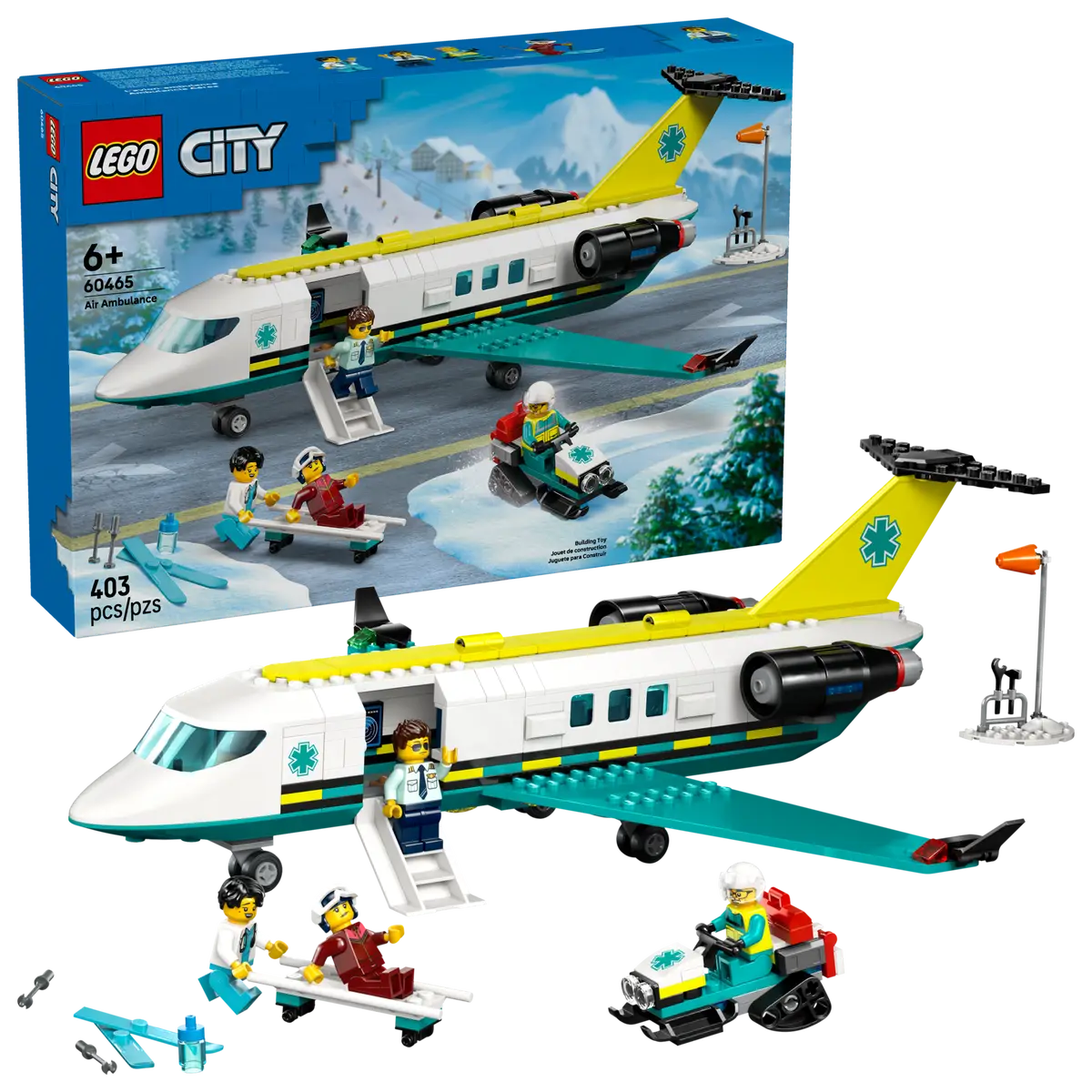 LEGO 60465 Emergency Air Ambulance Airplane