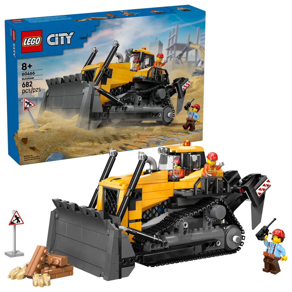 LEGO 60466 Yellow Bulldozer