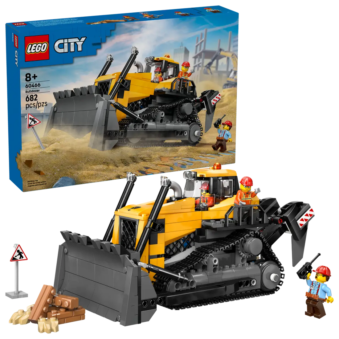 LEGO 60466 Yellow Bulldozer