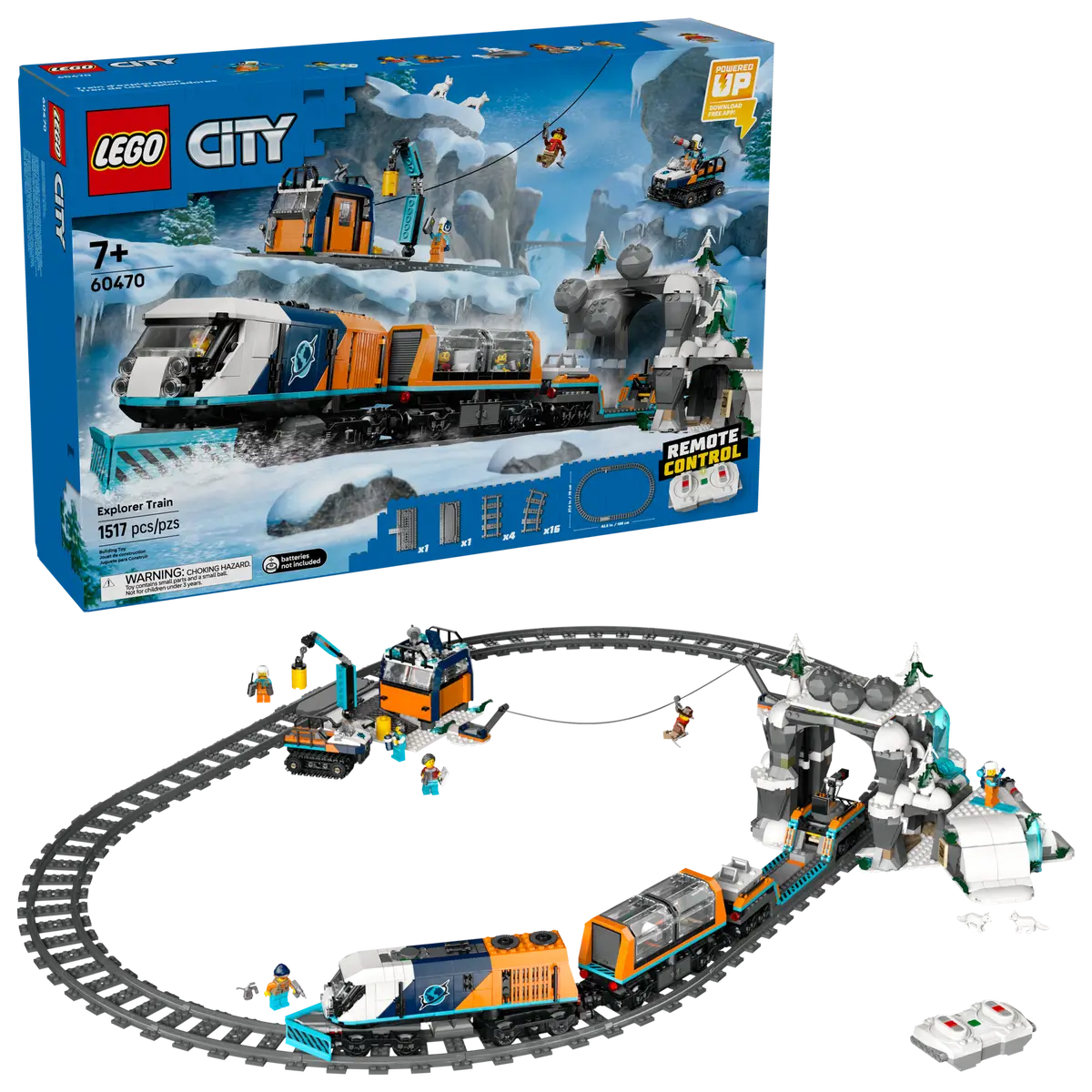 LEGO 60470 Explorers' Arctic Polar Express Train
