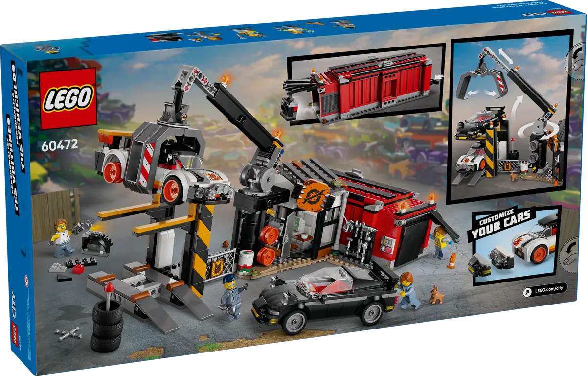 LEGO 60472 Scrapyard with Cars