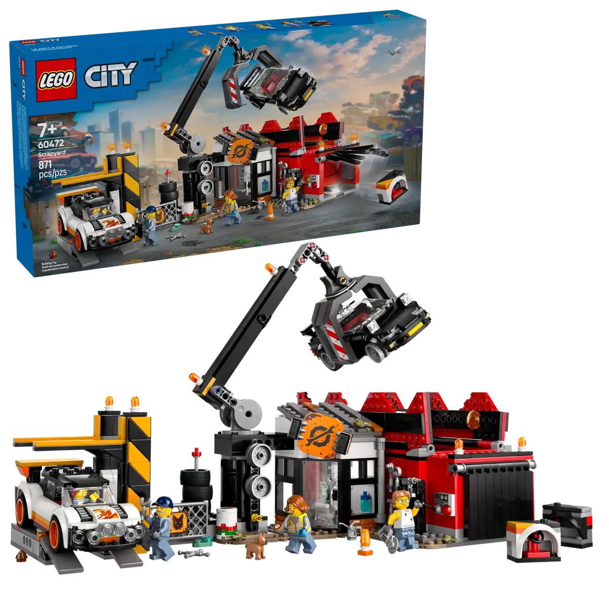 LEGO 60472 Scrapyard with Cars