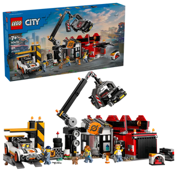 LEGO 60472 Scrapyard with Cars