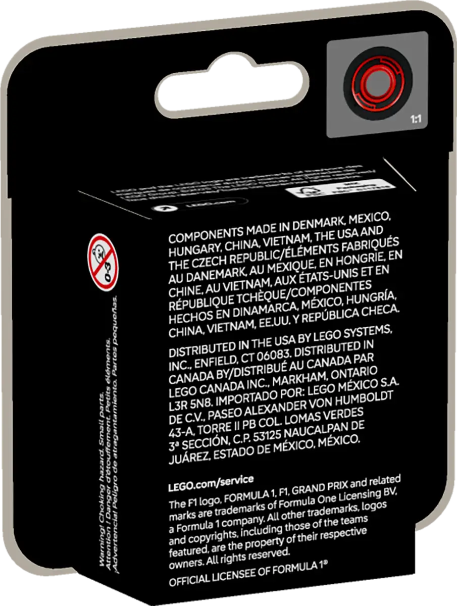 LEGO 71049 F1 Collectible Race Car