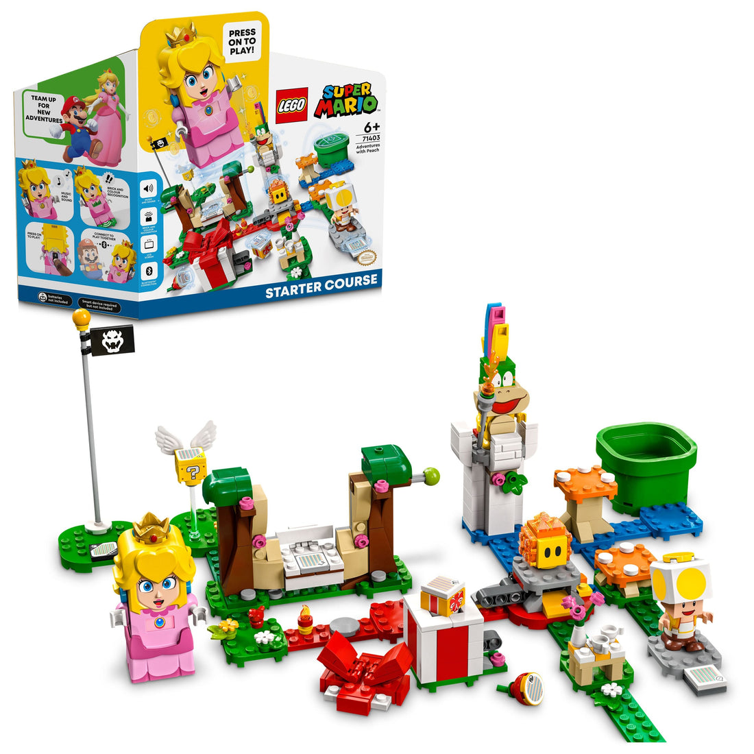 LEGO® Super Mario™ Adventures with Peach Starter Course 71403 Building Kit (354 Pcs)