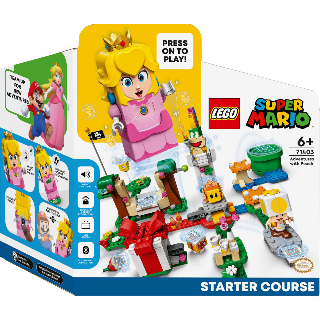 LEGO® Super Mario™ Adventures with Peach Starter Course 71403 Building Kit (354 Pcs)