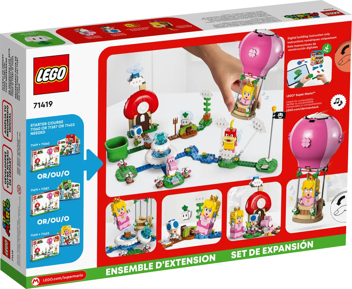 LEGO 71419 Peach's Garden Balloon Ride