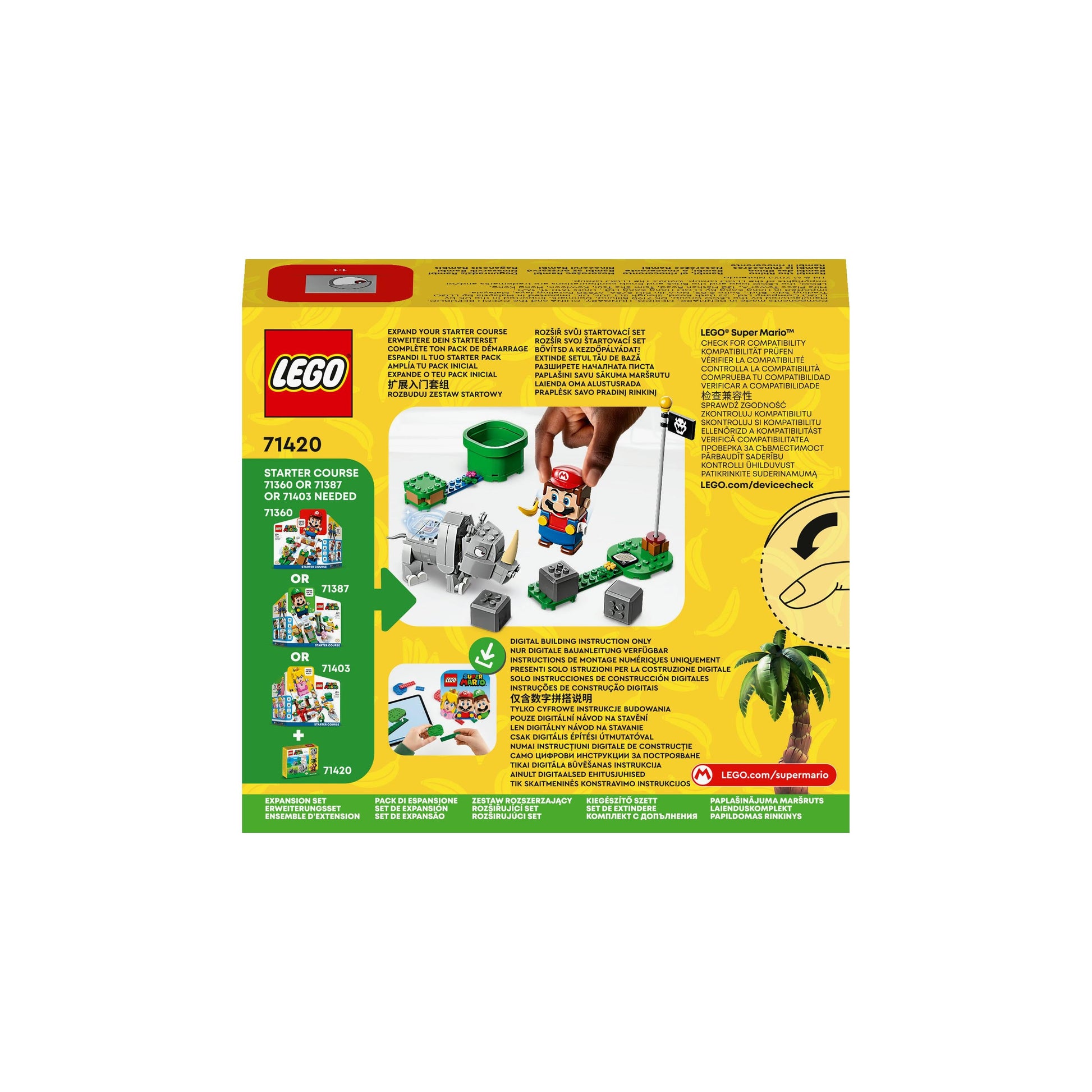 LEGO® Super Mario™ Rambi the Rhino Expansion Set 71420 (106 Pieces)