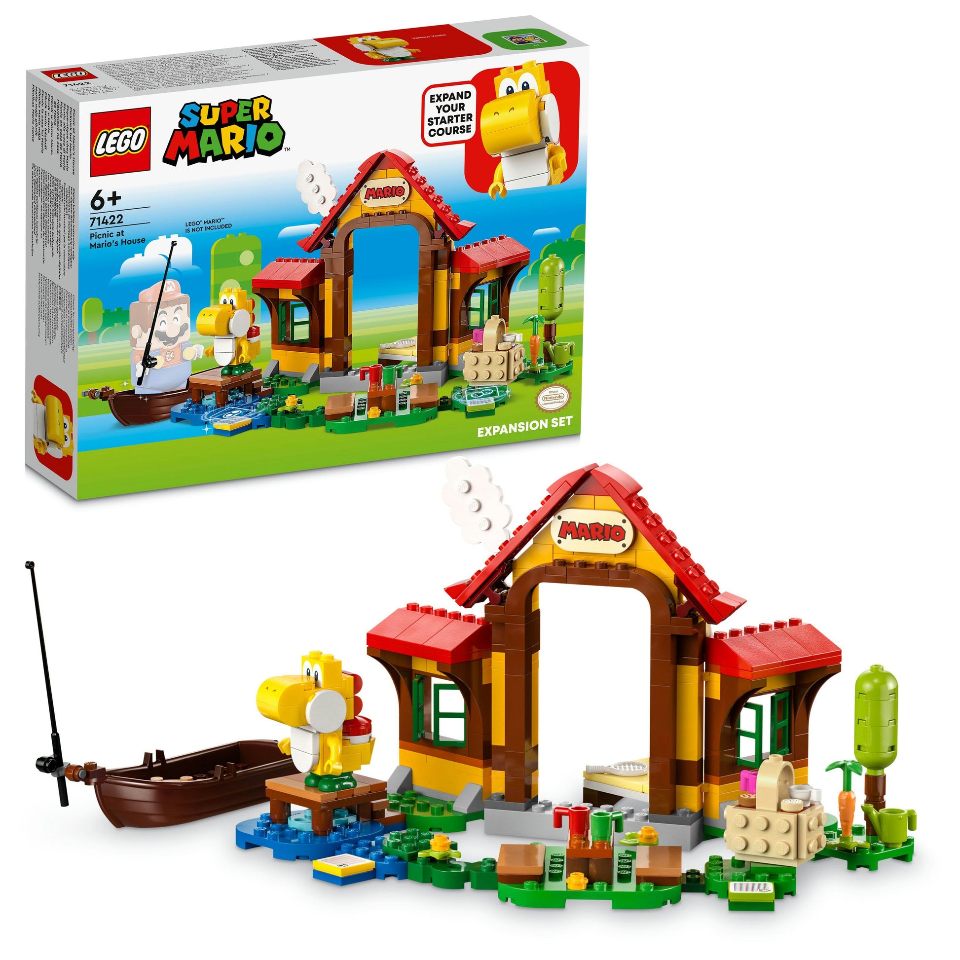 LEGO® Super Mario™ Picnic at Mario’s House Expansion Set 71422 (259 Pieces)