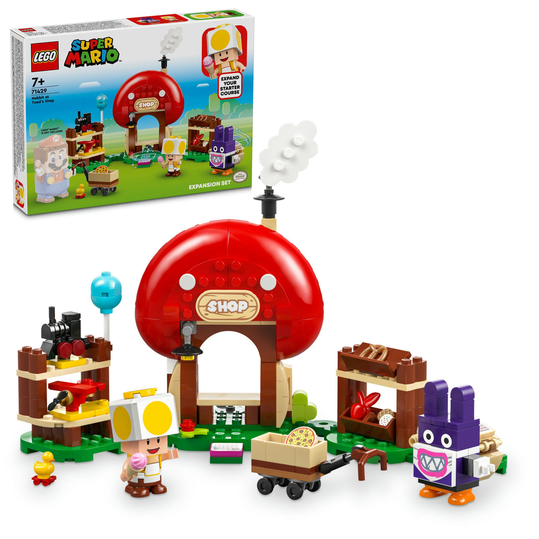 LEGO® Super Mario™ Nabbit at Toad’s Shop Expansion Set