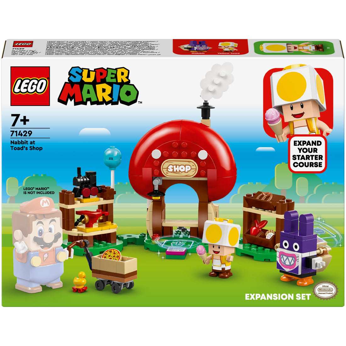 LEGO® Super Mario™ Nabbit at Toad’s Shop Expansion Set