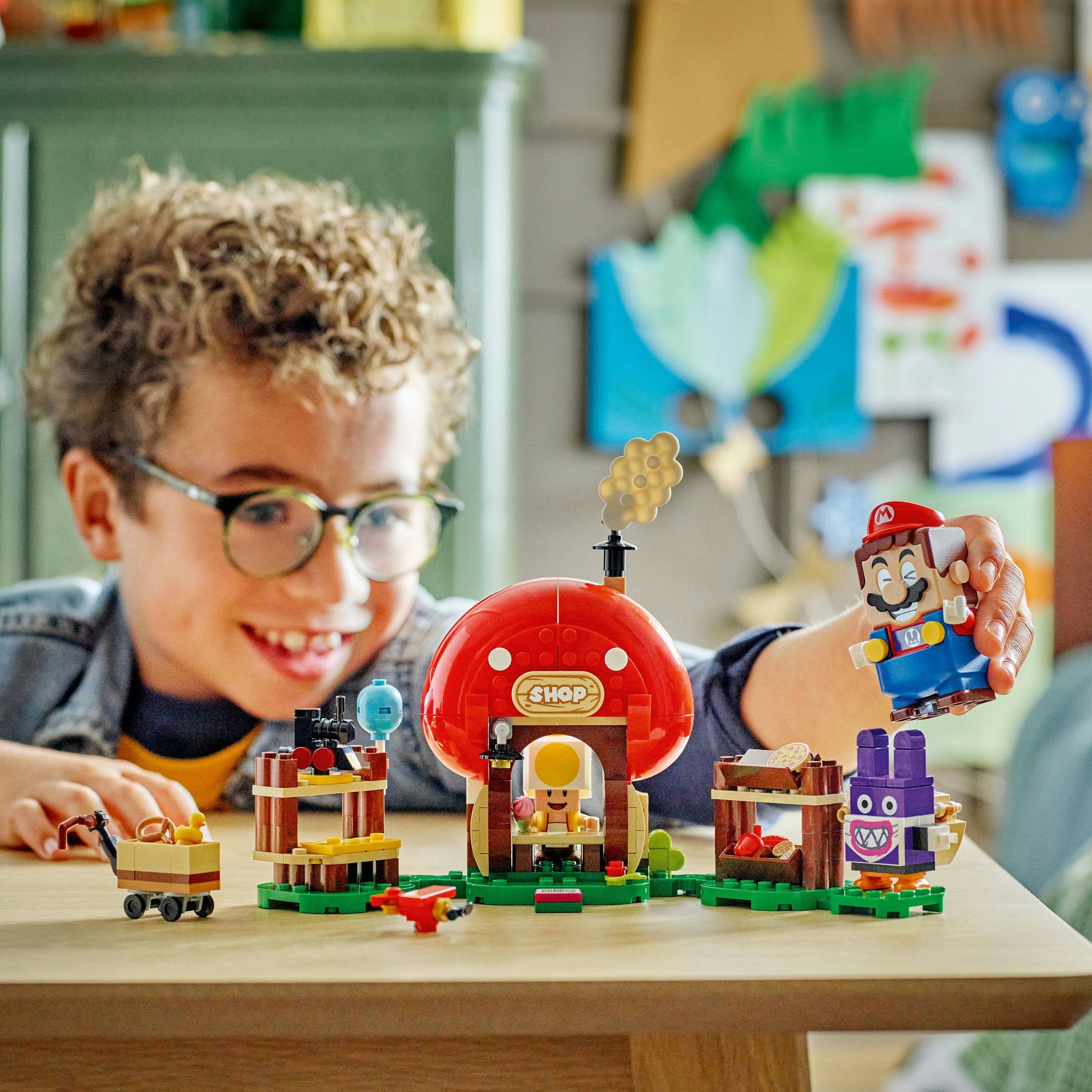 LEGO® Super Mario™ Nabbit at Toad’s Shop Expansion Set