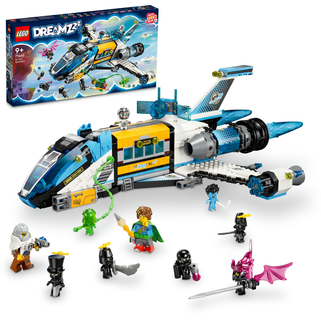 LEGO® DREAMZzz™ Mr. Oz’s Spacebus 71460 Building Toy Set for Kids (878 Pieces)