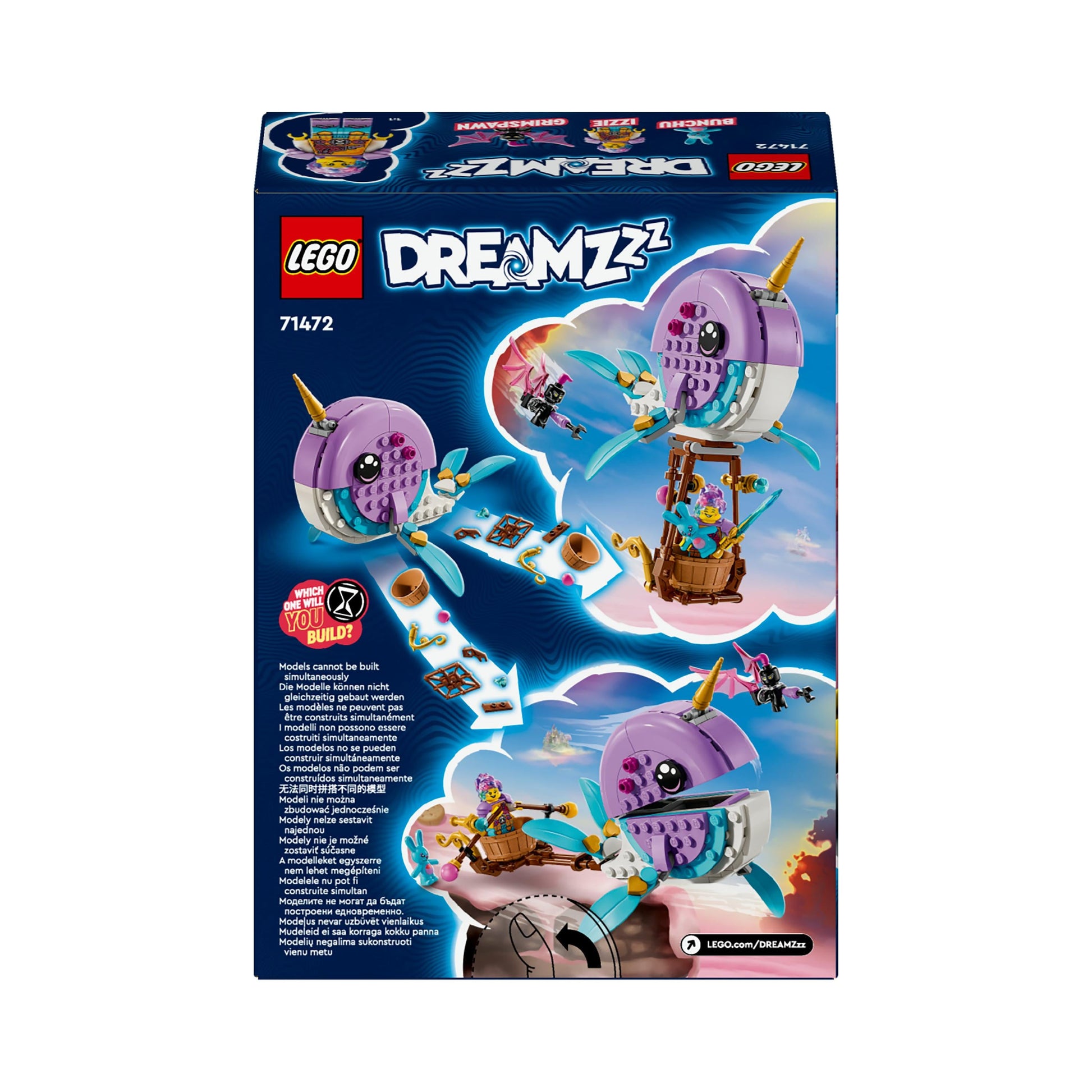 LEGO® DREAMZzz™ Izzie's Narwhal Hot-Air Balloon 71472