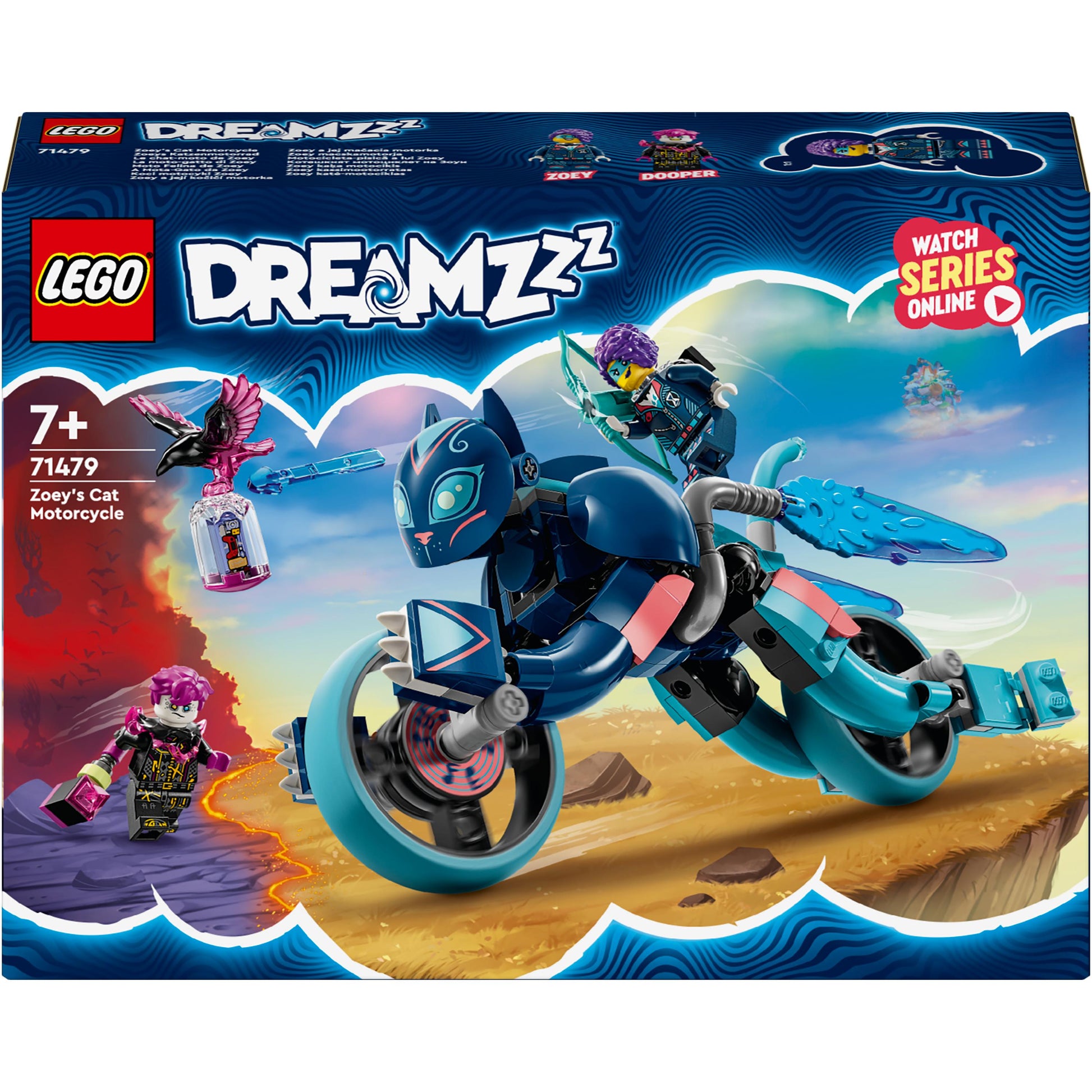 LEGO® DREAMZzz™ Zoey’s Cat Motorcycle Bike Toy 71479