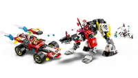 LEGO 71497 Cooper's Tiger Mech & Zero's Hot Rod Car
