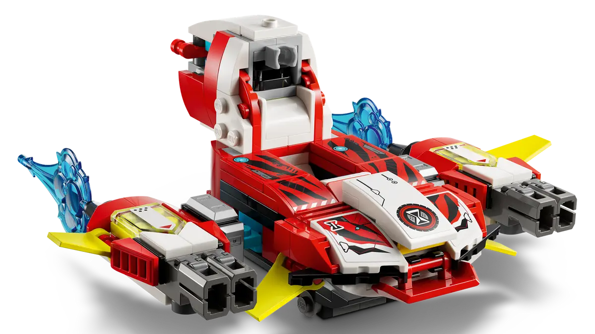 LEGO 71497 Cooper's Tiger Mech & Zero's Hot Rod Car