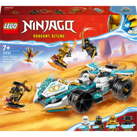 LEGO® NINJAGO® Zane’s Dragon Power Spinjitzu Racing Car 71791 Building Toy Set (307 Pieces)