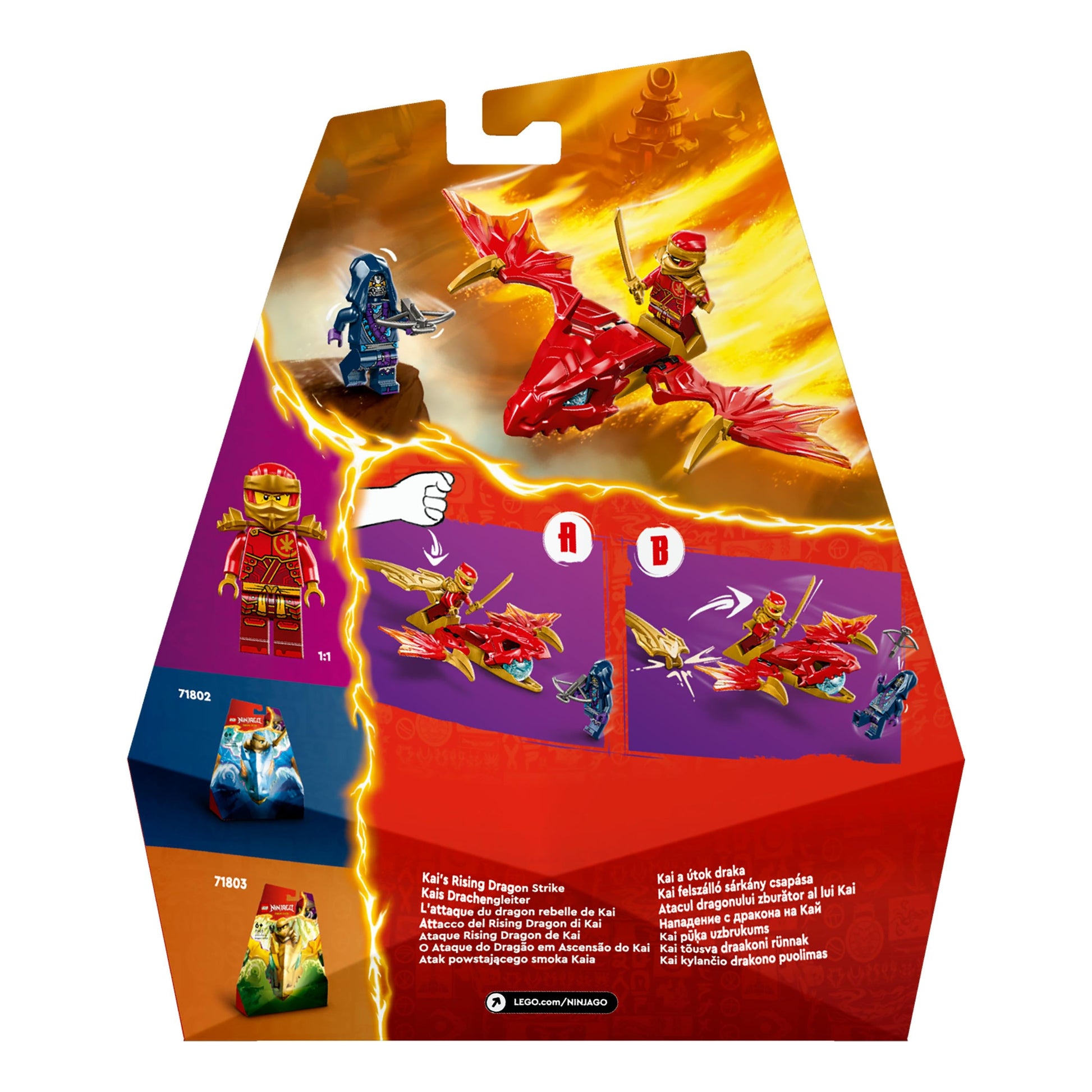 LEGO® NINJAGO® Kai’s Rising Dragon Strike Toy 71801