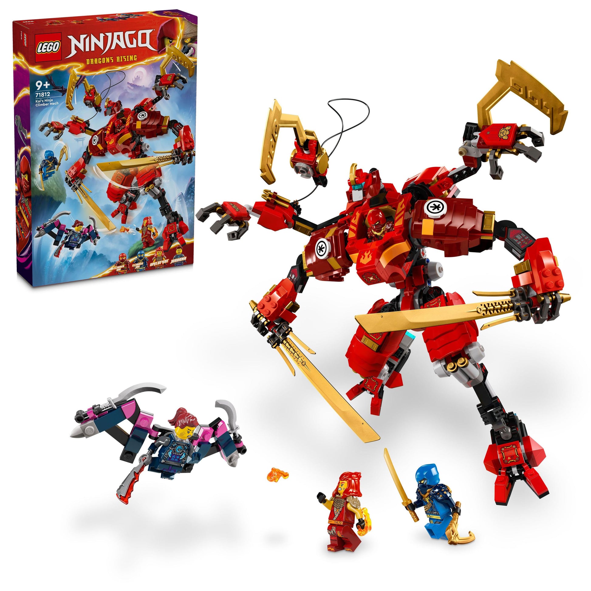 LEGO® NINJAGO® Kai’s Ninja Climber Mech Toy Set 71812