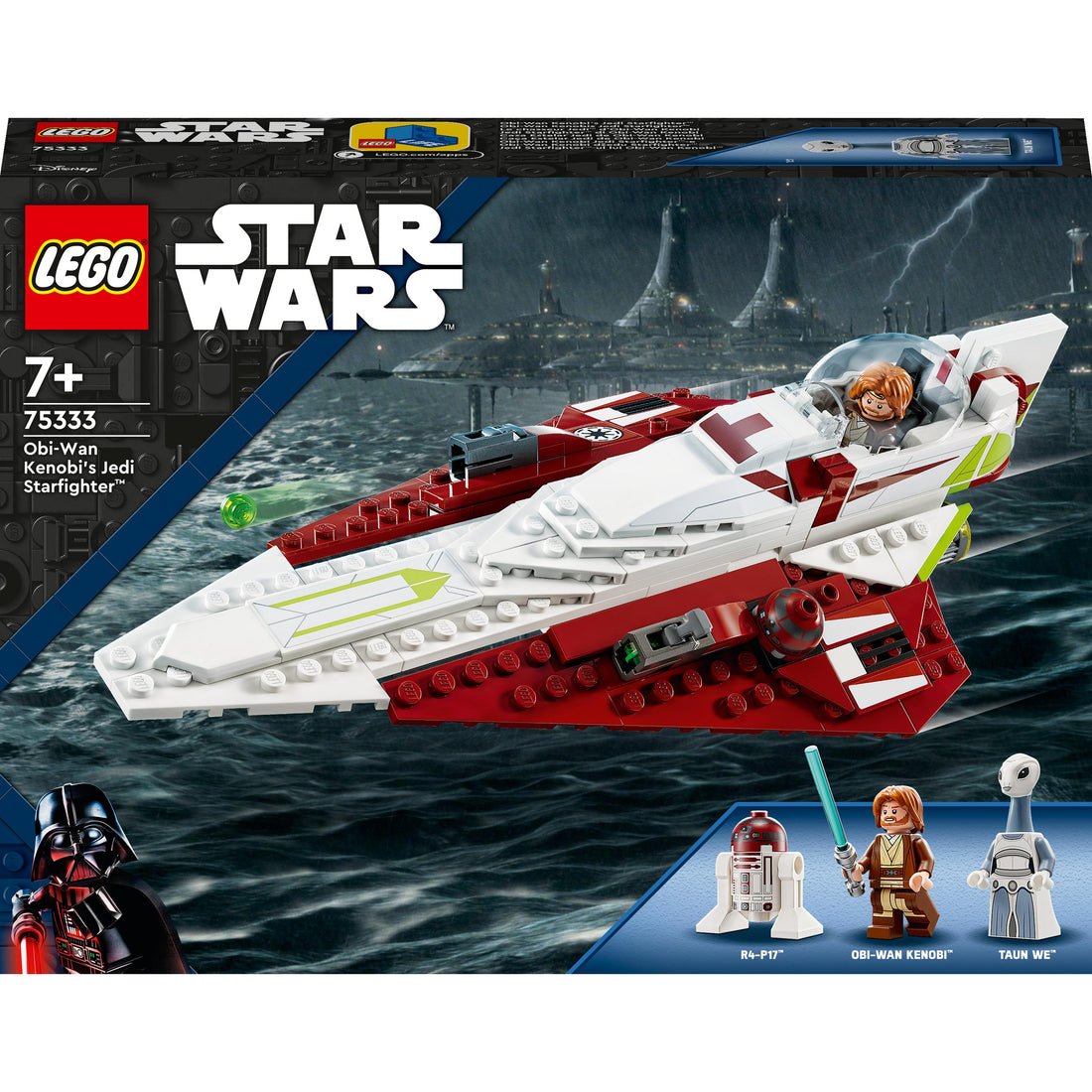 LEGO® Star Wars™ Obi-Wan Kenobi’s Jedi Starfighter™ 75333 Building Kit (282 Pieces)