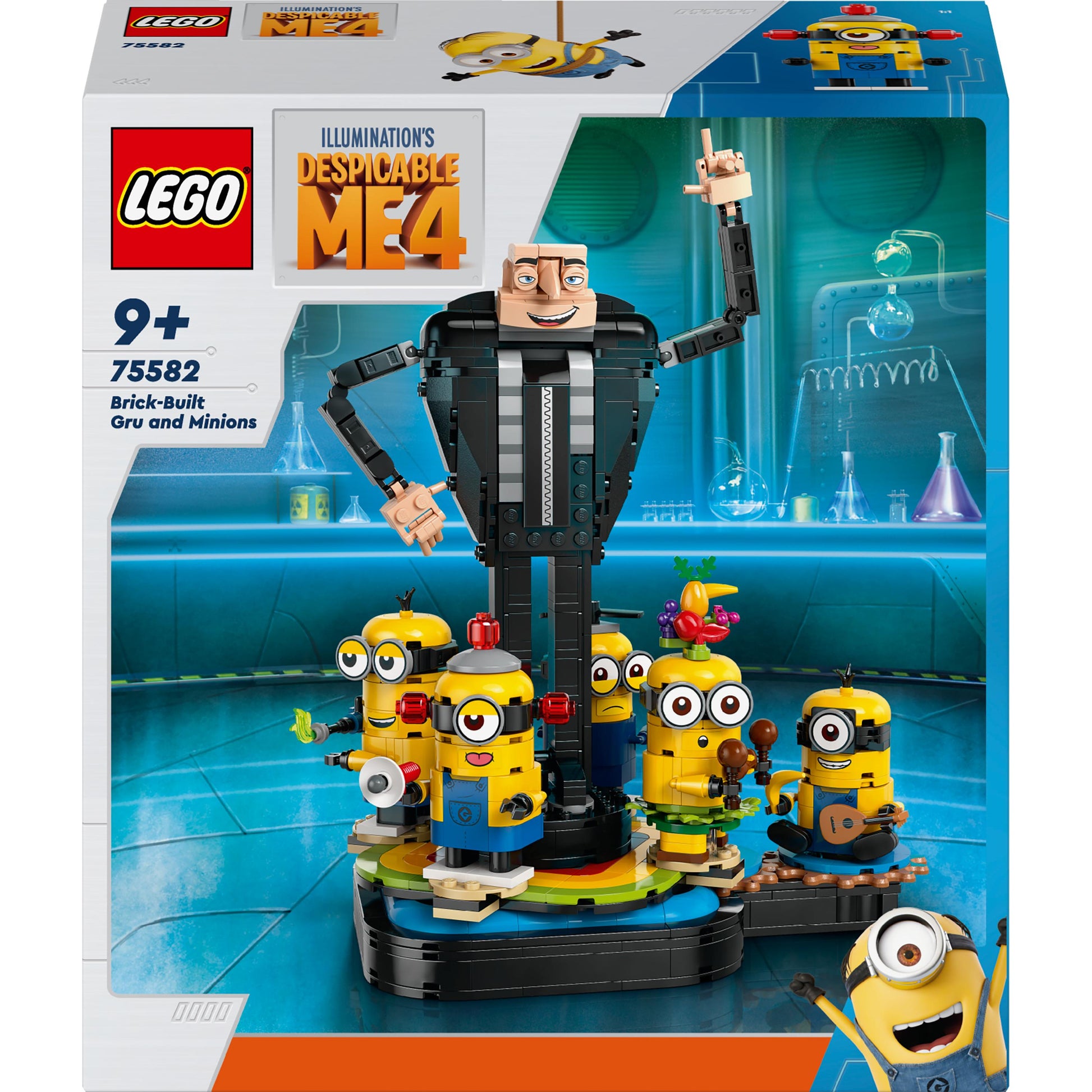 LEGO® Despicable Me 4 Brick-Built Gru and Minions Set 75582