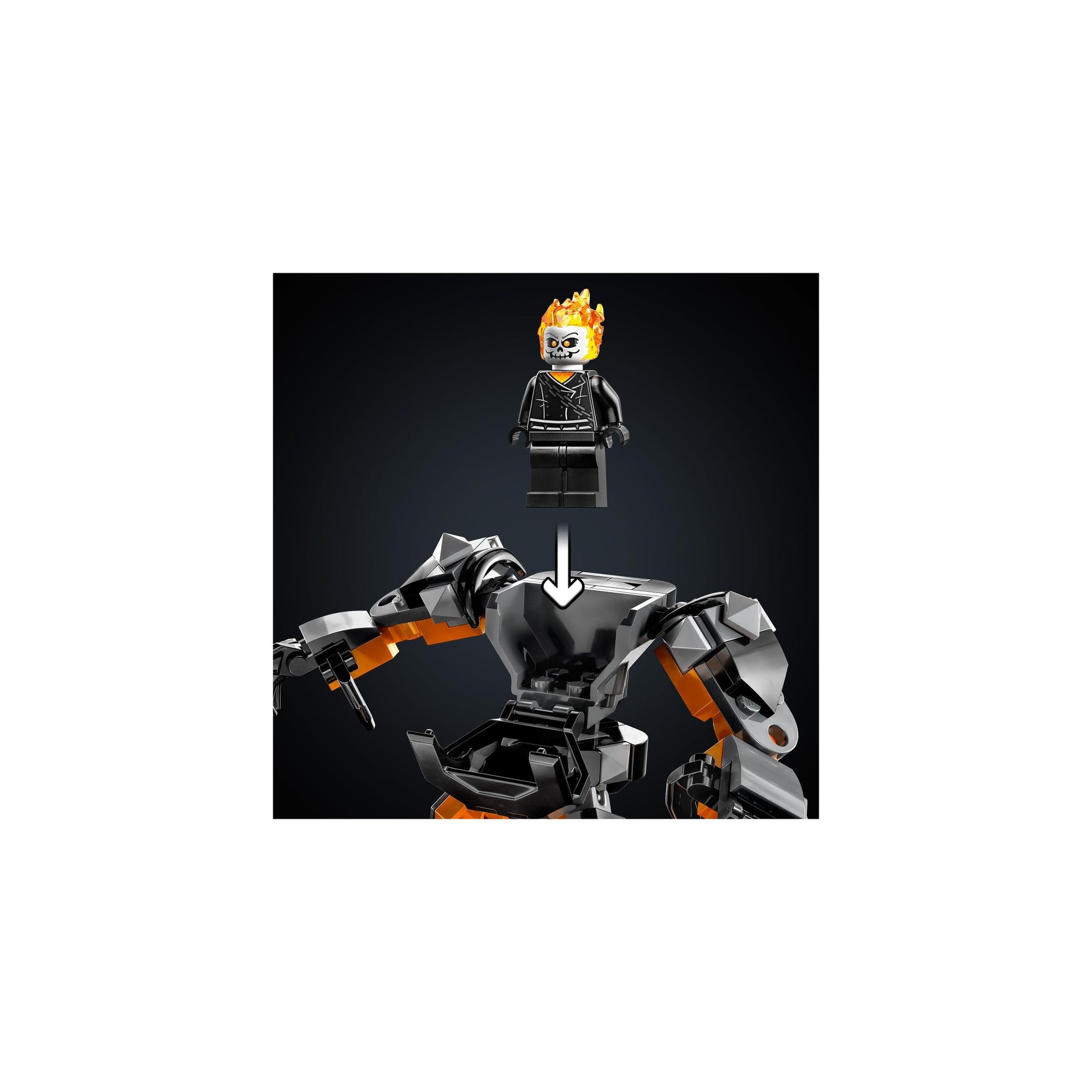 LEGO® Marvel Ghost Rider Mech & Bike 76245 Building Toy Set (264 Pieces)