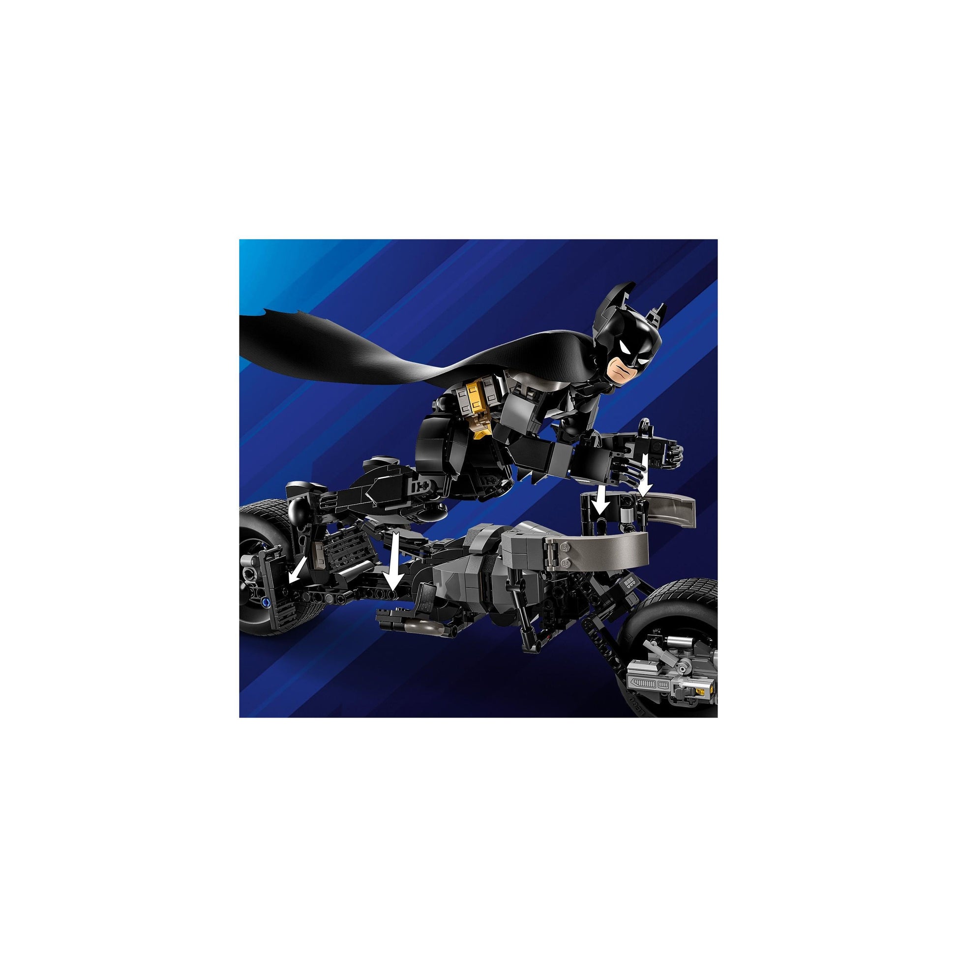 LEGO® DC Batman™: Batman Construction Figure & the Bat-Pod Bike 76273