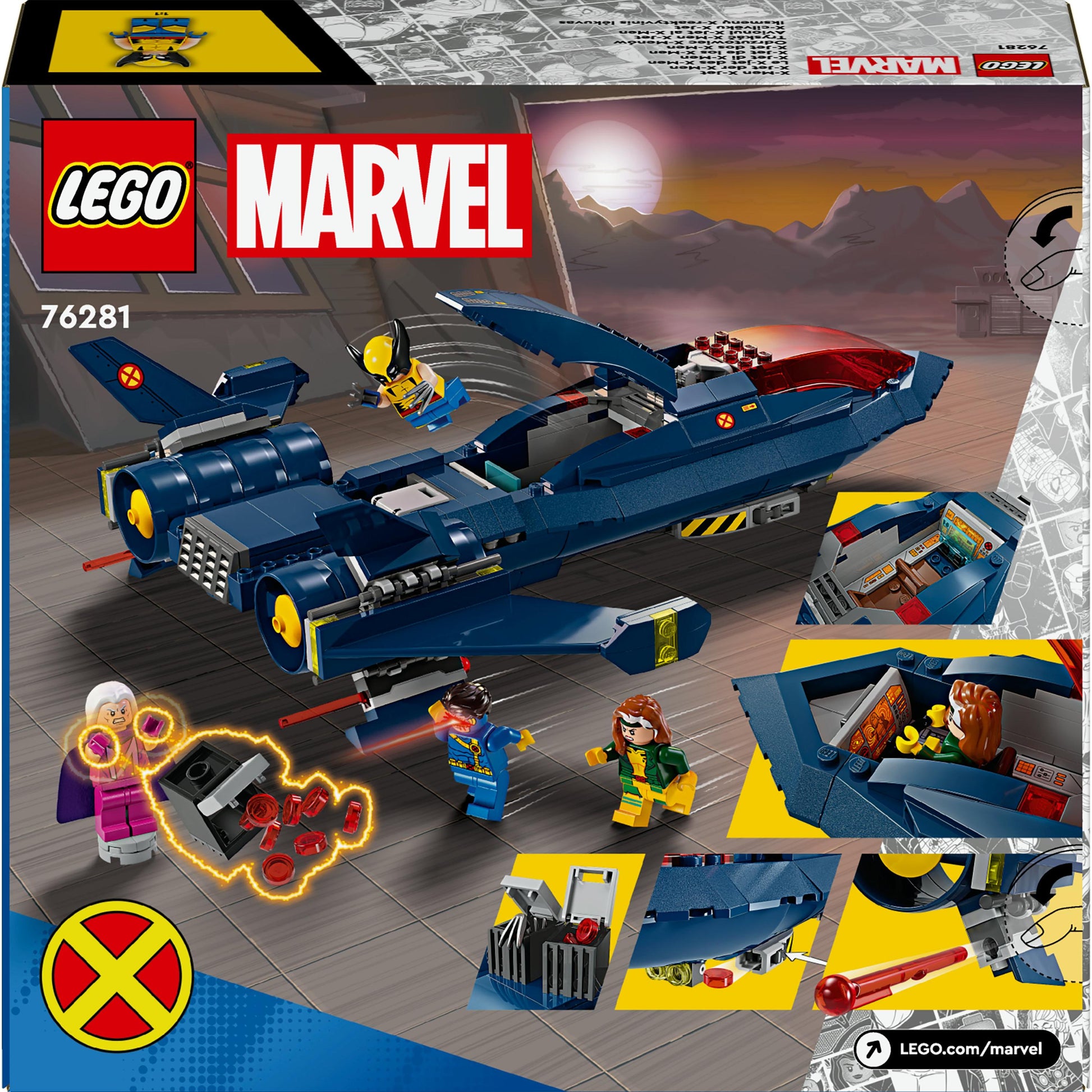 LEGO® Marvel X-Men X-Jet Buildable Toy 76281