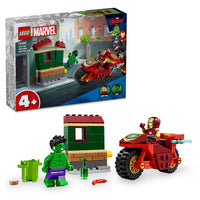 LEGO® Marvel Iron Man with Bike and The Hulk Playset 76287