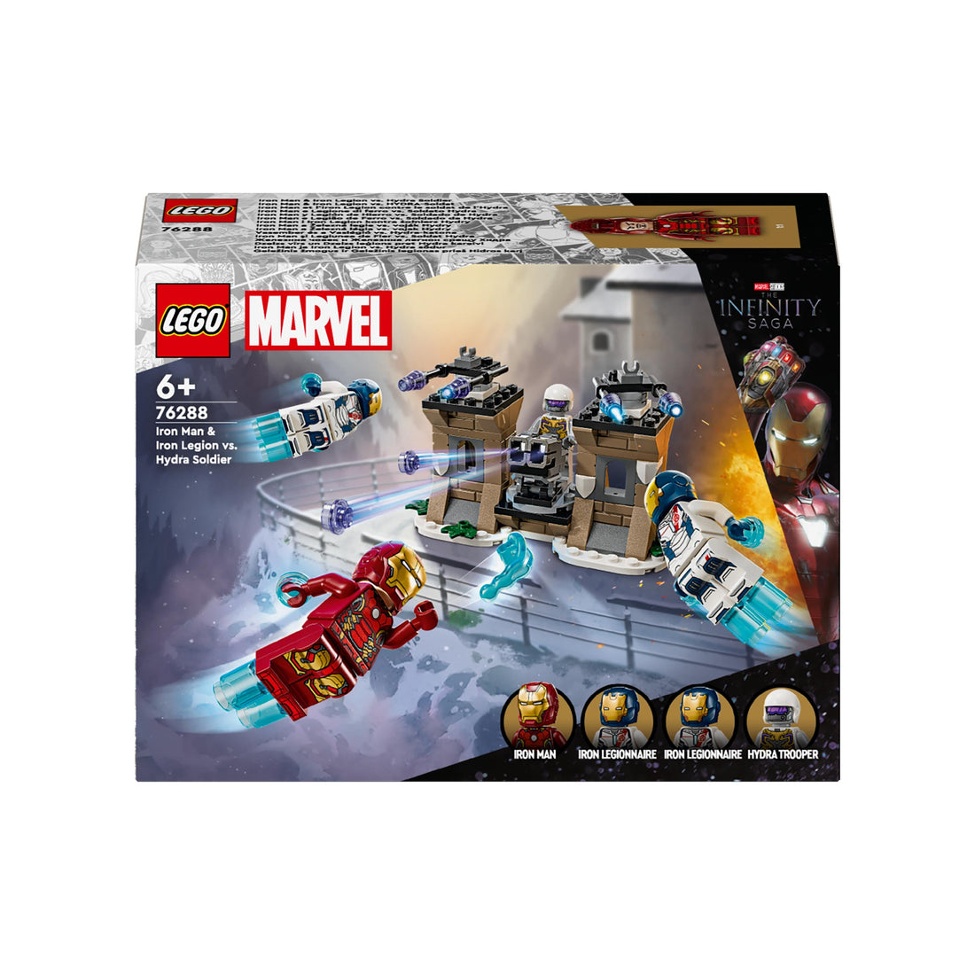 LEGO® Marvel Iron Man & Iron Legion vs. Hydra Soldier 76288