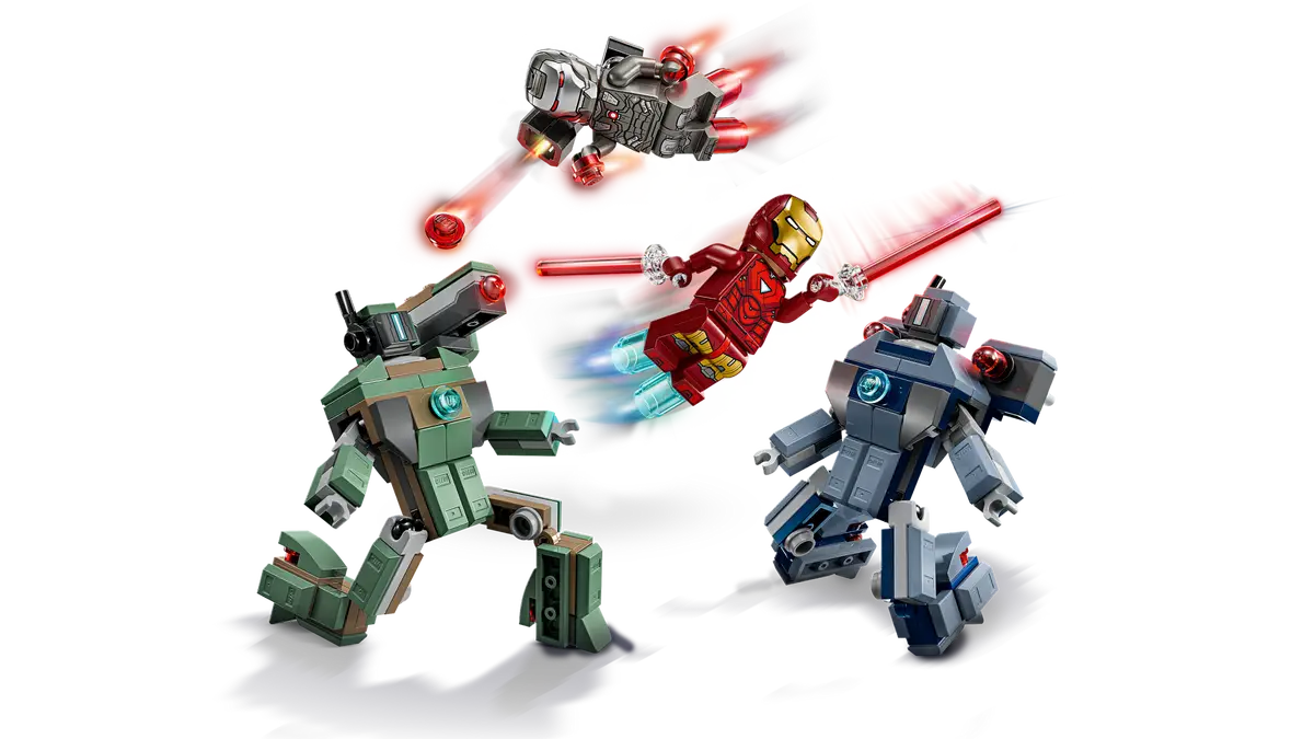LEGO 76320 Iron Man & War Machine vs. Hammer Drones