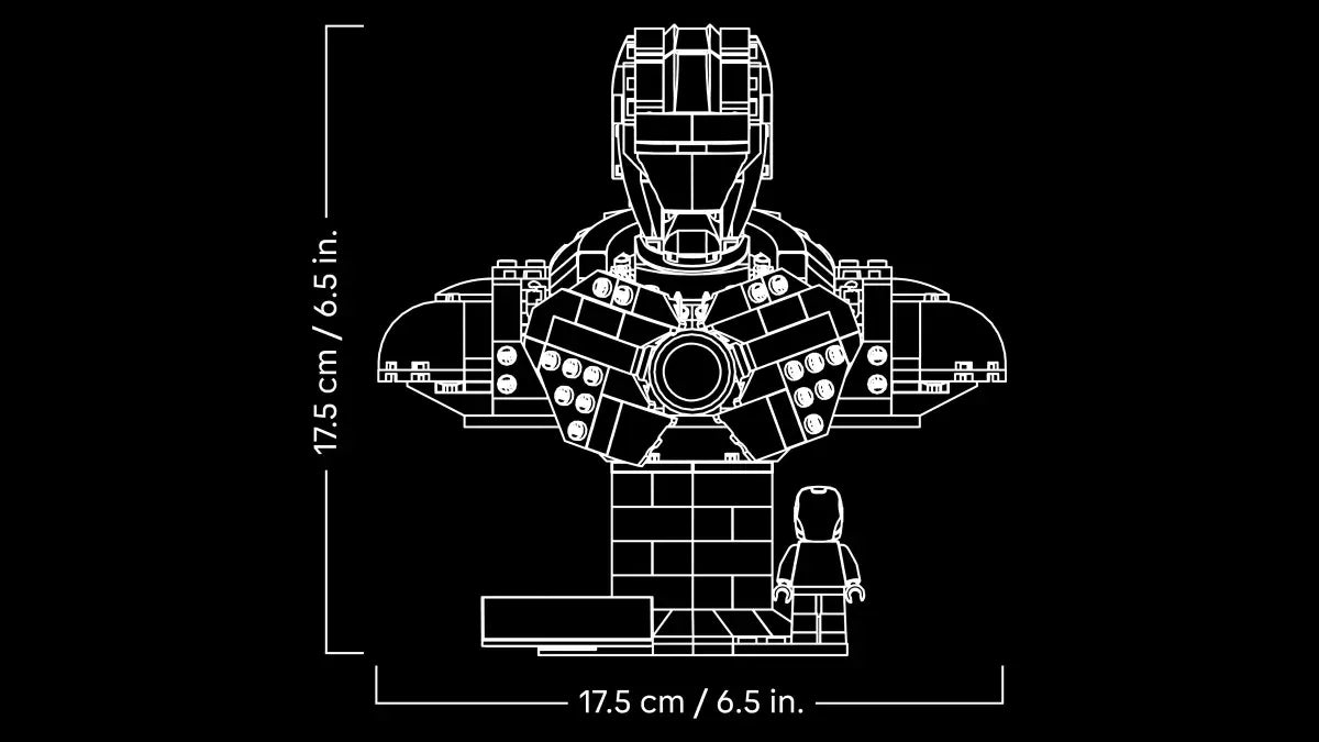 LEGO 76327 Iron Man MK4 Bust