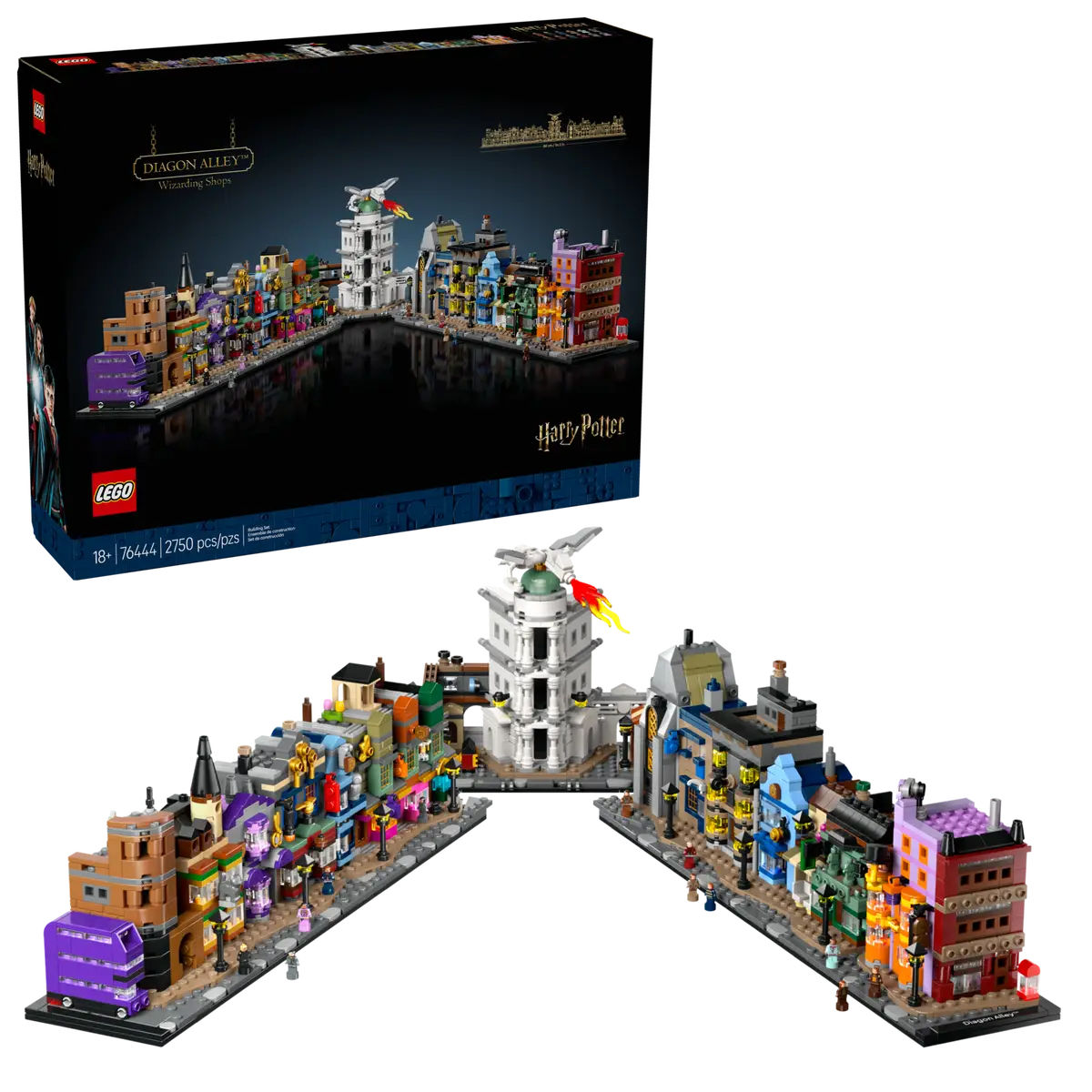 LEGO 76444 Diagon Alley Wizarding Shops