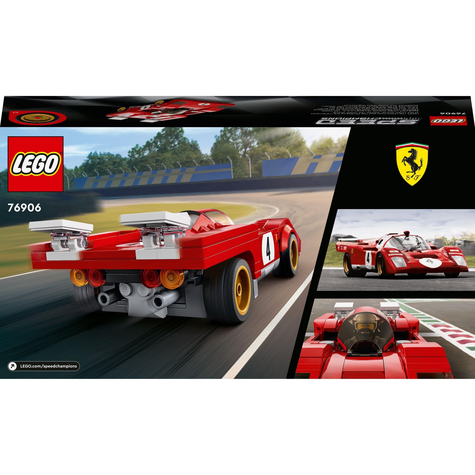 LEGO® Speed Champions 1970 Ferrari 512 M 76906 Building Kit (291Pieces)