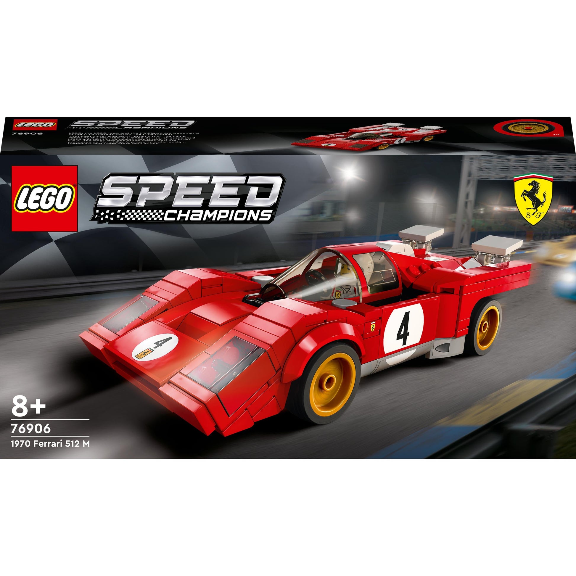 LEGO® Speed Champions 1970 Ferrari 512 M 76906 Building Kit (291Pieces)