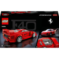 LEGO® Speed Champions Ferrari F40 Supercar Vehicle Toy 76934