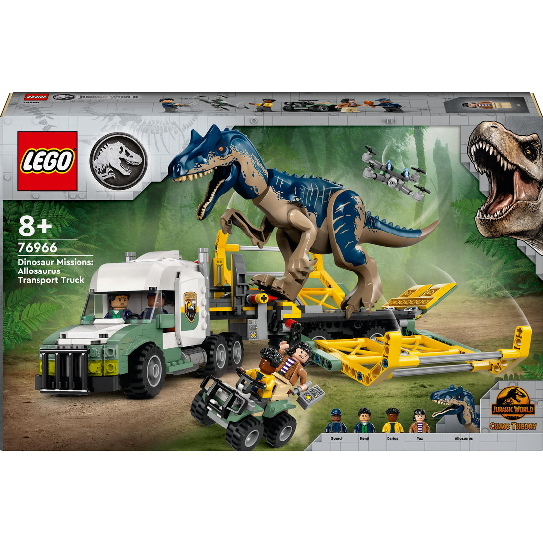 LEGO® Jurassic World Dinosaur Missions: Allosaurus Transport Truck 76966