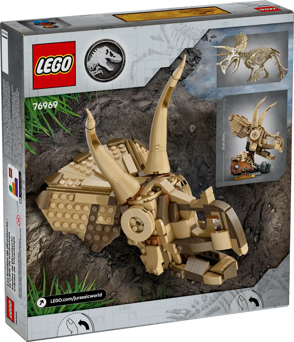 LEGO 76969 Dinosaur Fossils: Triceratops Skull