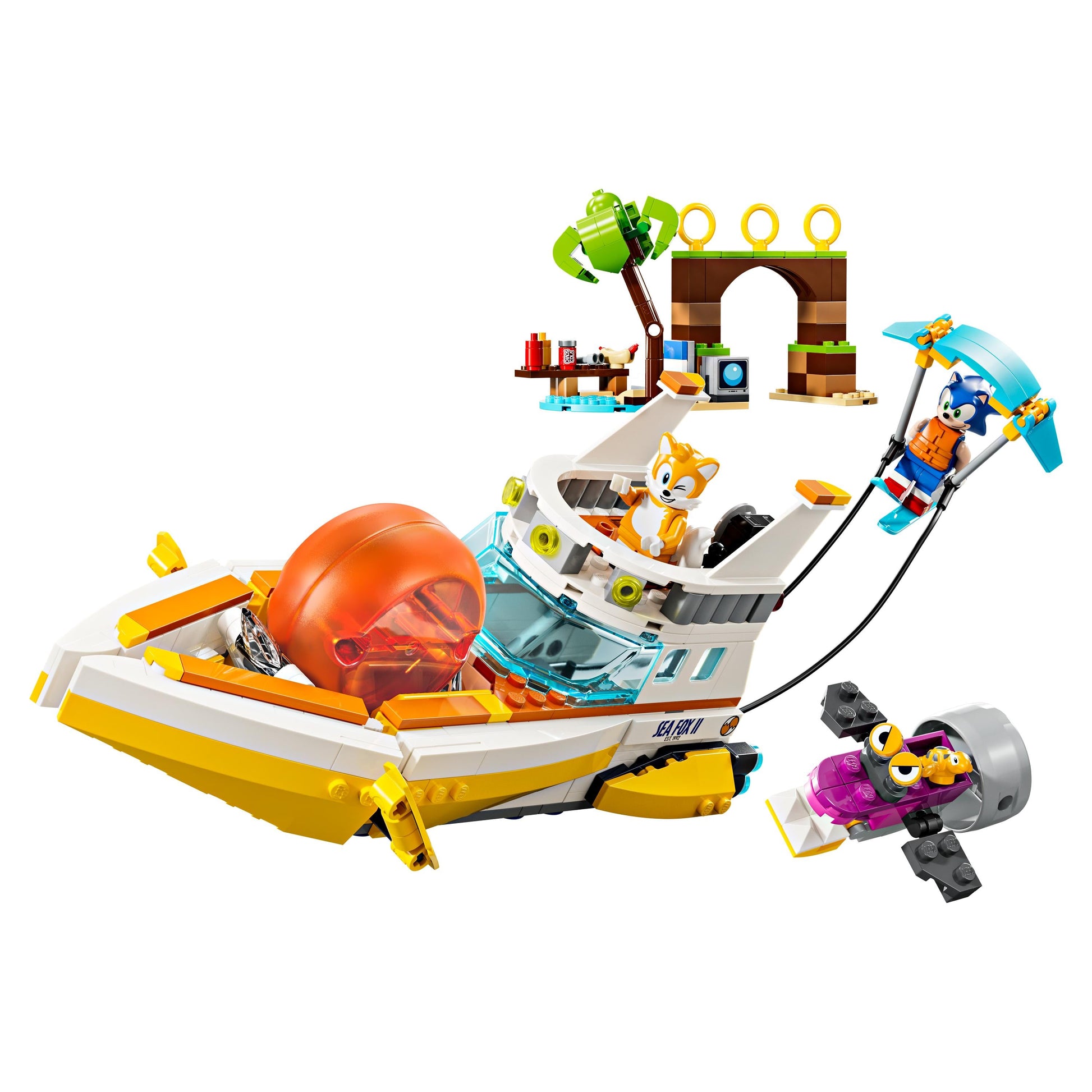 LEGO® Sonic the Hedgehog™ Tails’ Adventure Boat Toy 76997