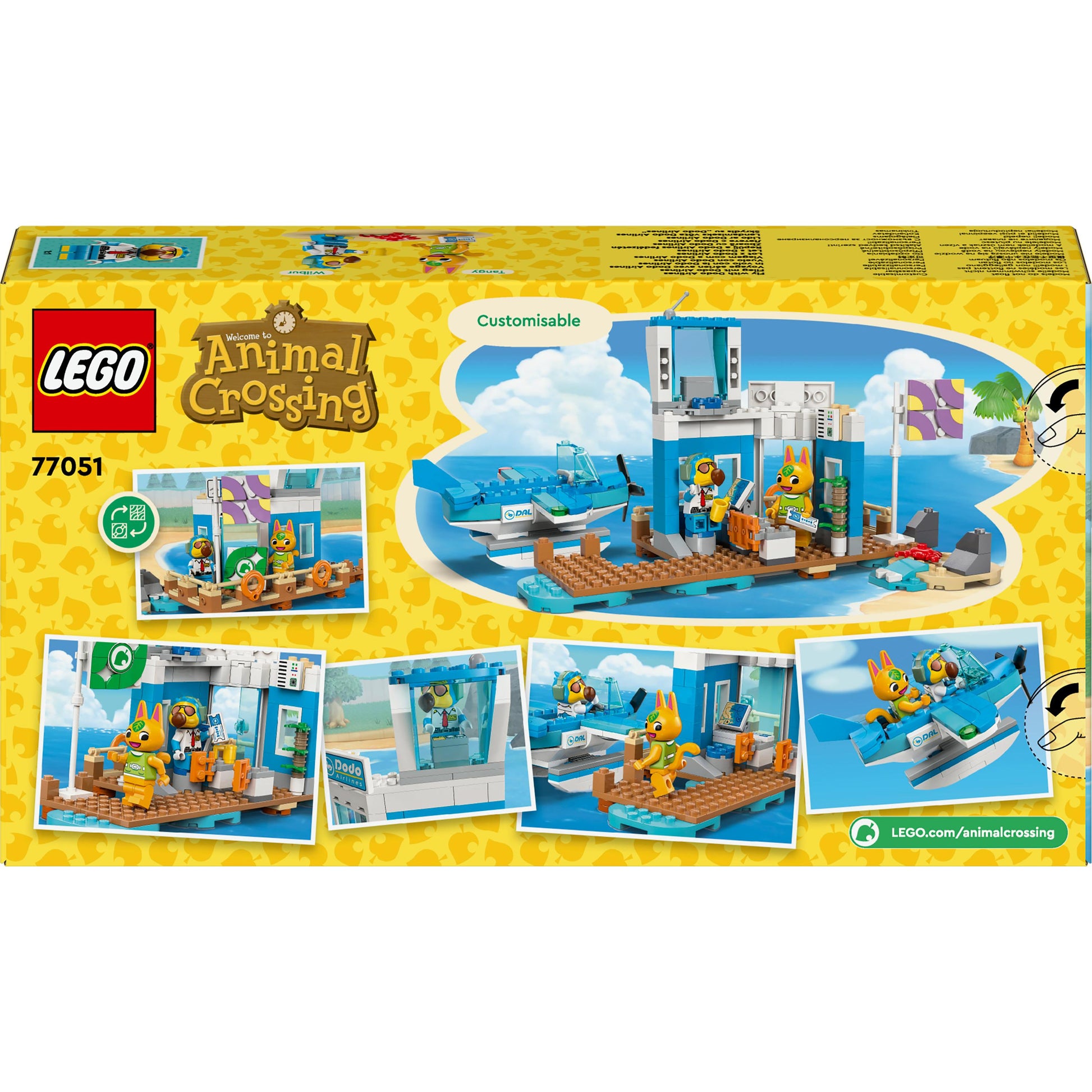 LEGO® Animal Crossing™ Fly with Dodo Airlines Airport Toy 77051