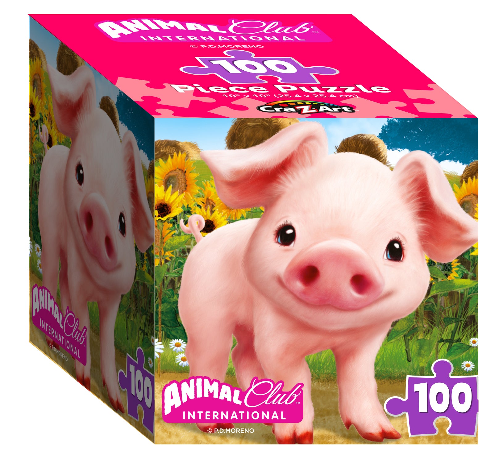 Mini Cube 100 pcs Animal Club Assorted