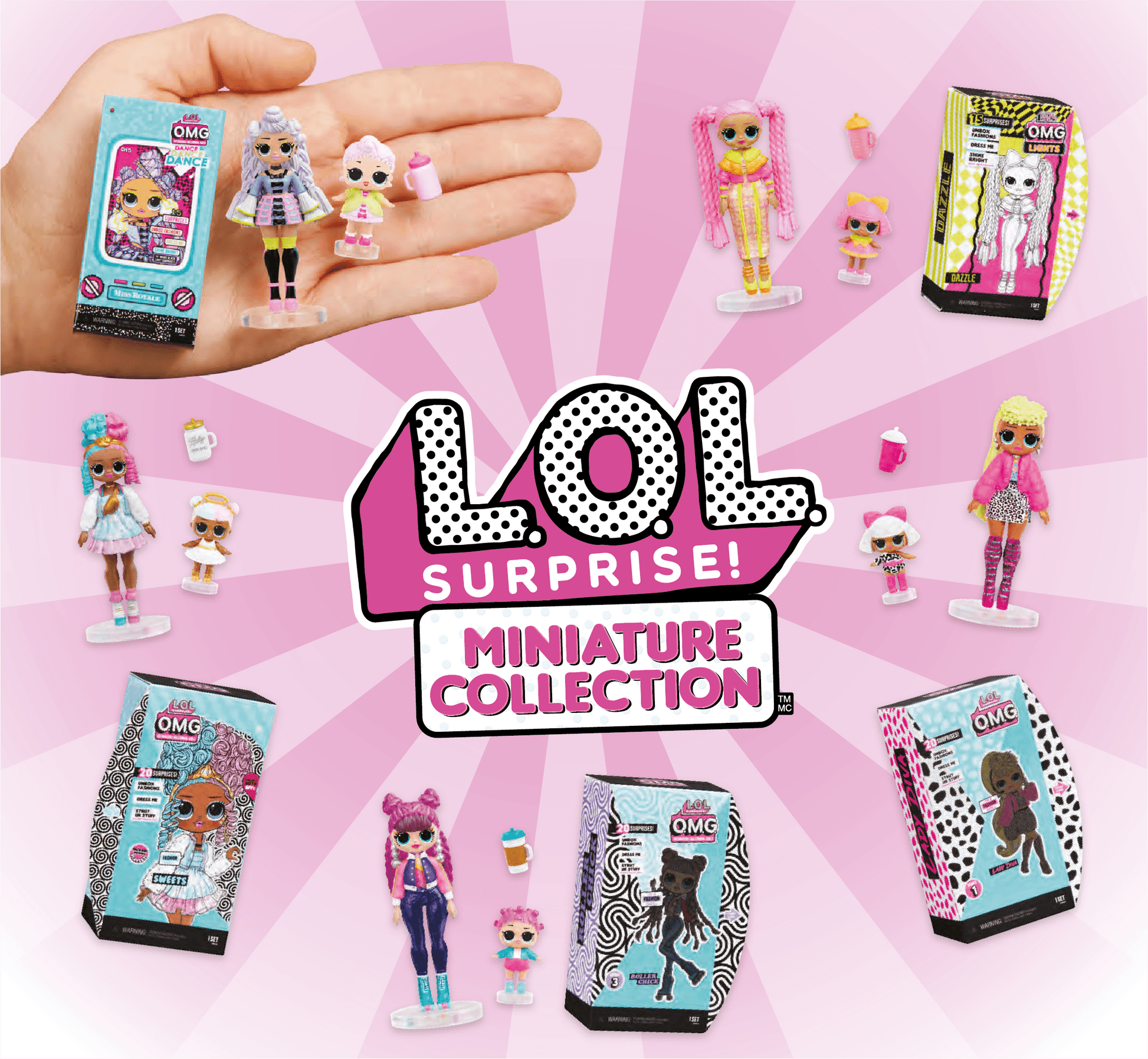 L.O.L. Surprise Miature Collection Assorted 1pc